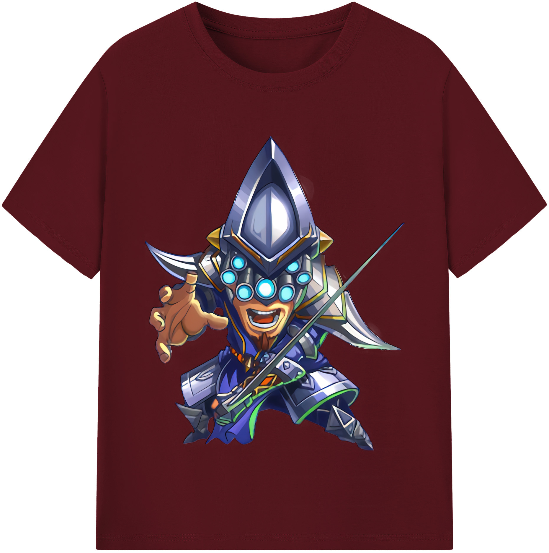 リーグ・オブ・レジェンド League of Legends LOL 綿100％半袖Tシャツ（フロントプリント）